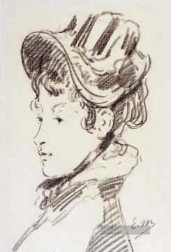  Manet Maler - Bildnis Mme Jules Guillemet Realismus Impressionismus Edouard Manet